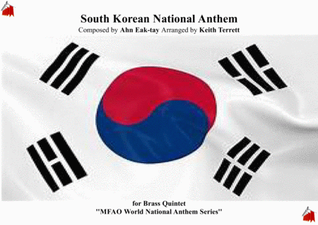 South Korean National Anthem For Brass Quintet Song Of Love For The Country Sheet Music