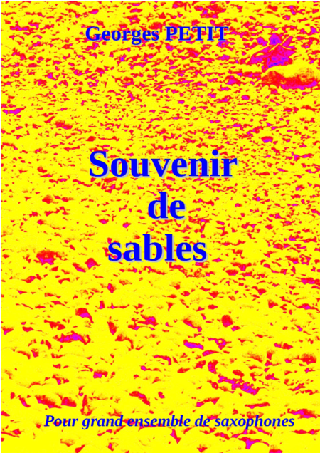 Free Sheet Music Souvenir De Sables
