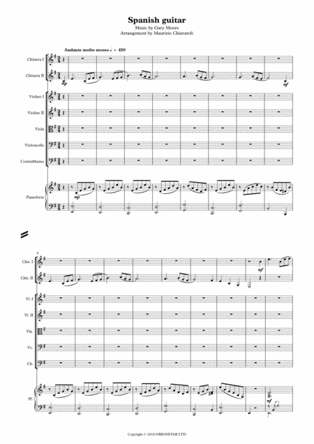 Spanish Guitar Sheet Music