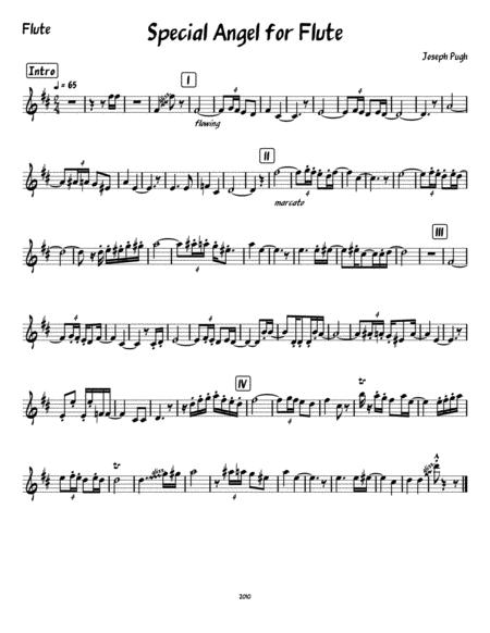 Special Angel For Flute Sheet Music