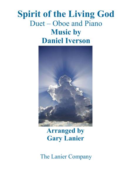 Spirit Of The Living God Duet Oboe Piano With Parts Sheet Music