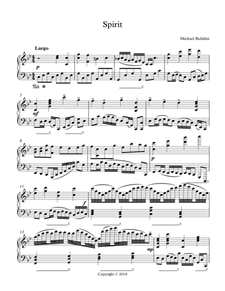 Spirit Sheet Music