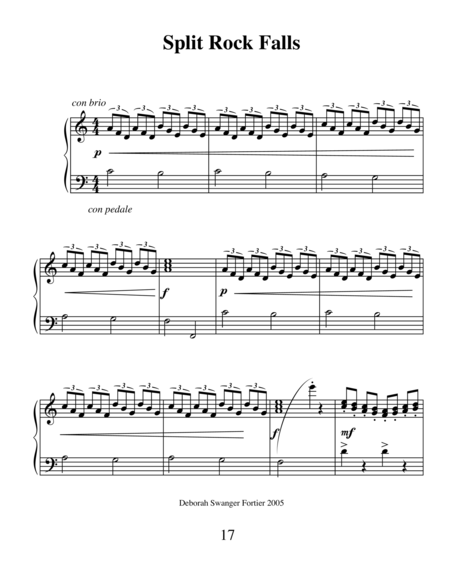 Split Rock Falls Sheet Music