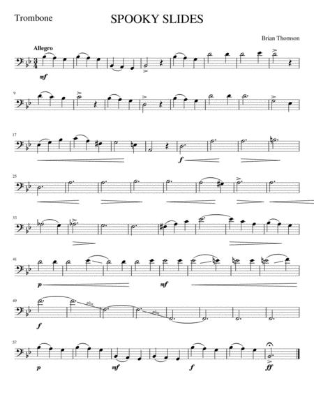 Spooky Slides Sheet Music