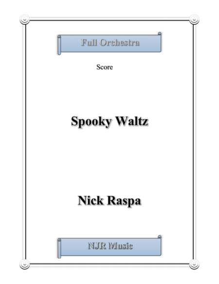 Spooky Waltz From Three Dances For Halloween Full Set Sheet Music