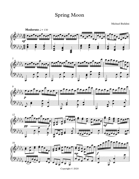 Spring Moon Sheet Music