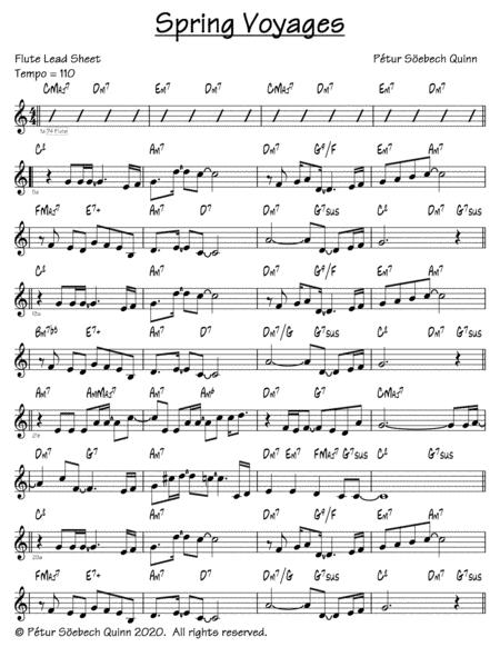 Free Sheet Music Spring Voyages