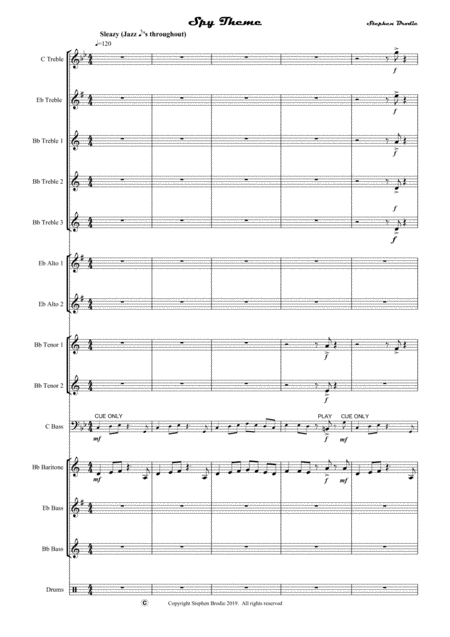 Spy Theme Sheet Music