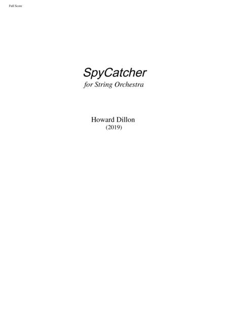 Free Sheet Music Spycatcher