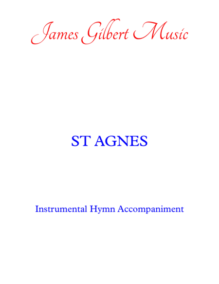 St Agnes Jesus The Very Thought Of Thee Sheet Music