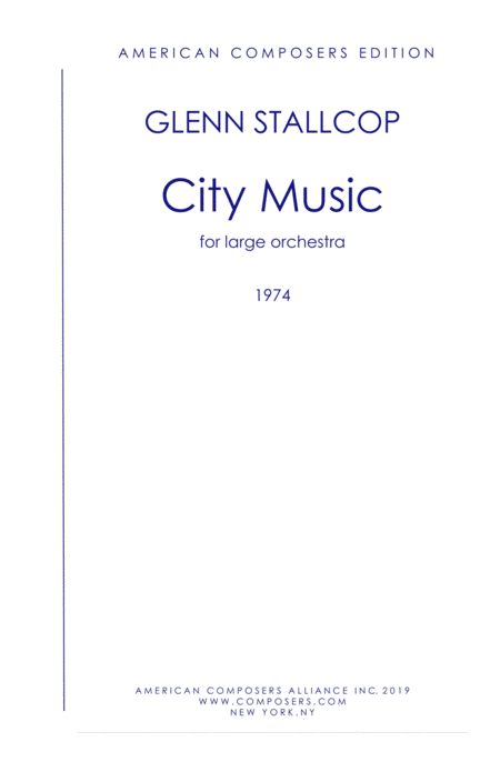 Stallcop City Music Sheet Music