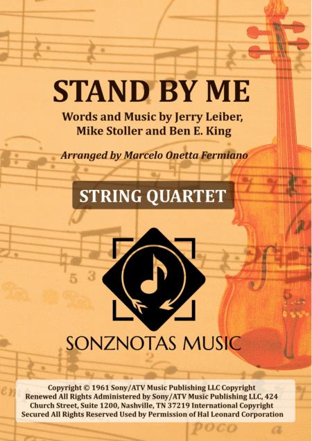 Free Sheet Music Stand By Me Ben E King Sheet Music For String Quartet Score And Parts