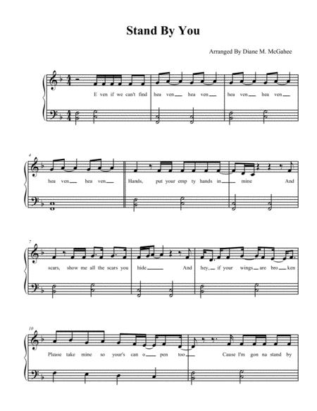 Stand By You Sheet Music