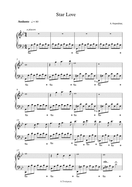 Star Love Sheet Music