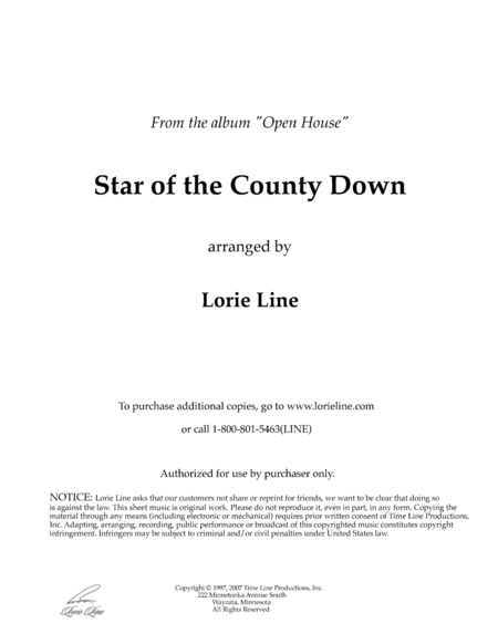 Star Of The County Down Easy Sheet Music