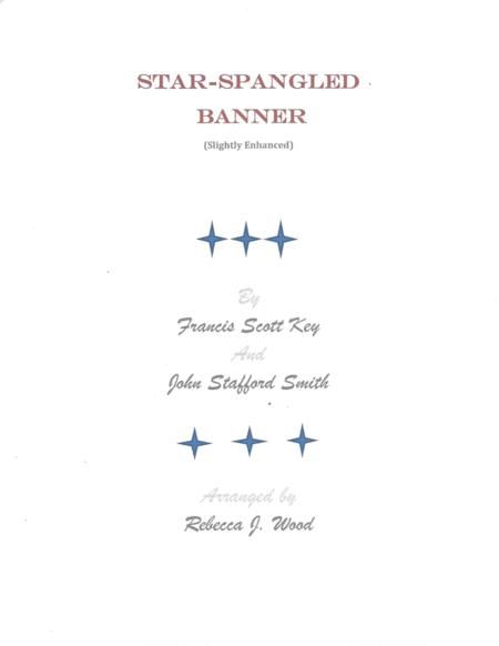 Free Sheet Music Star Spangled Banner Slightly Enhanced