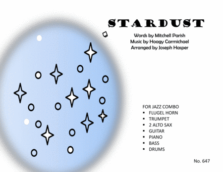 Stardust Easy Jazz Combo Sheet Music