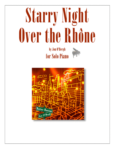 Free Sheet Music Starry Night Over The Rhone
