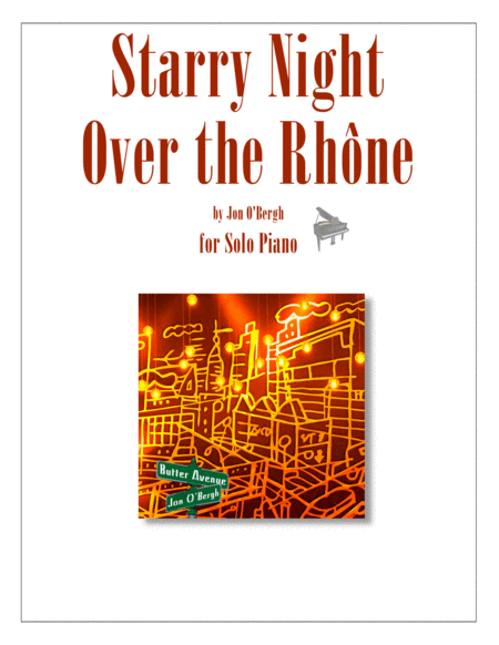 Starry Night Over The Rhone Sheet Music