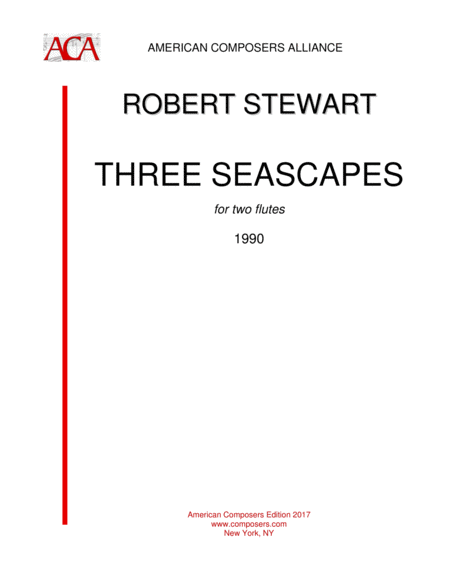 Stewart Three Seascapes Sheet Music