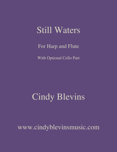 Still Waters An Original Song For Harp And Flute With An Optional Cello Part Sheet Music