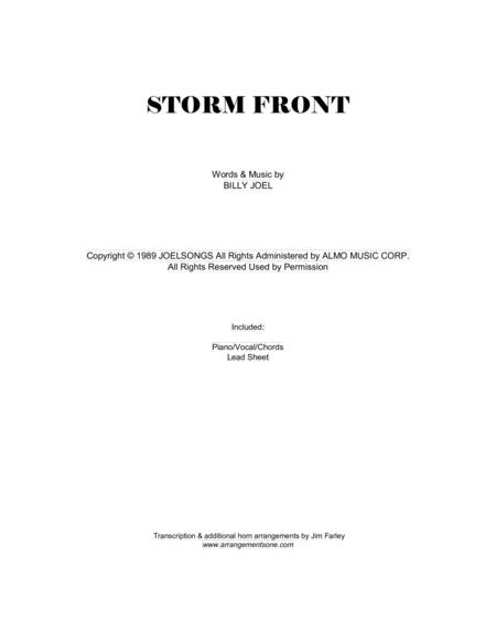 Free Sheet Music Storm Front