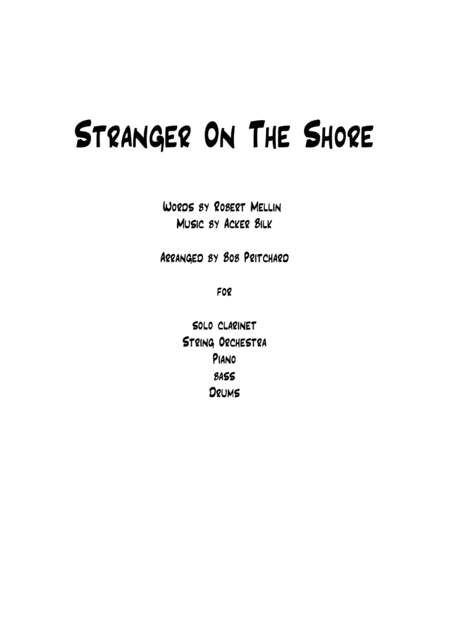 Stranger On The Shore Sheet Music