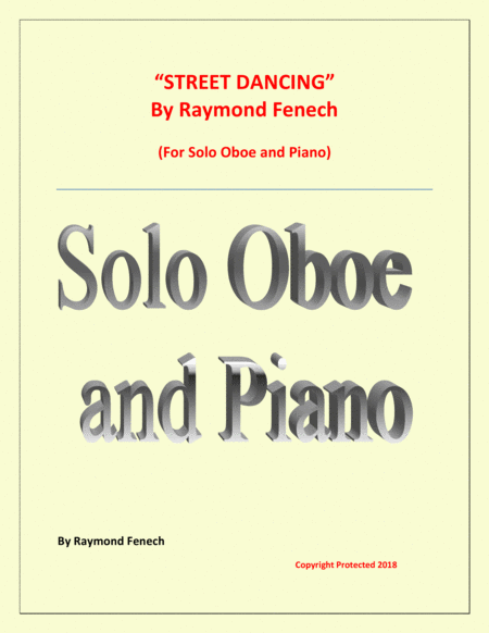 Free Sheet Music Street Dancing For Solo Oboe And Piano Early Intermediate Intermediate Level