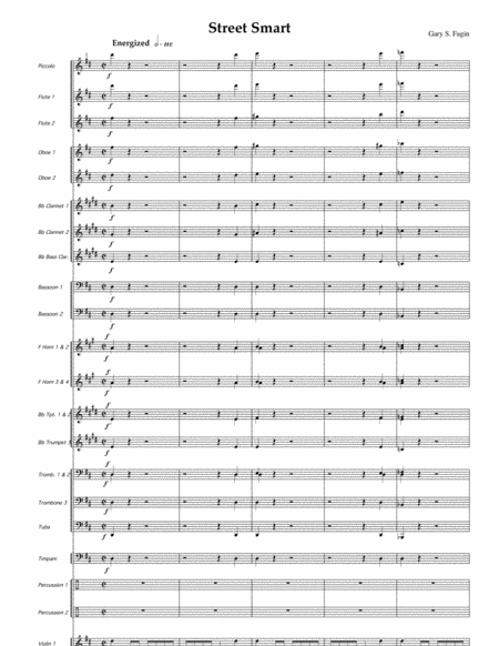 Street Smart For Youth Orchestra Sheet Music