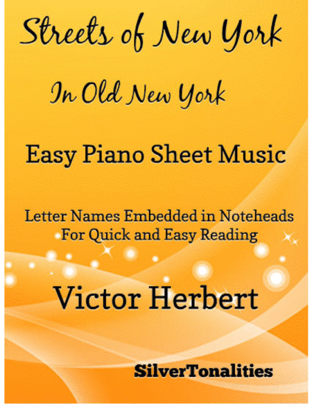 Streets Of New York Easy Piano Sheet Music Sheet Music