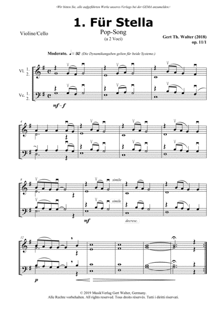 Free Sheet Music String Pop Romanticists