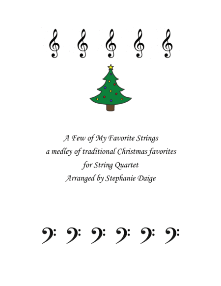 Free Sheet Music String Quartet Christmas Medley