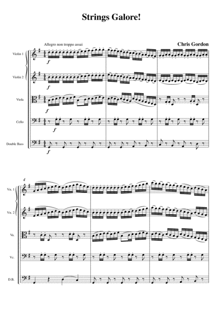 Strings Galore For Junior String Orchestra Sheet Music