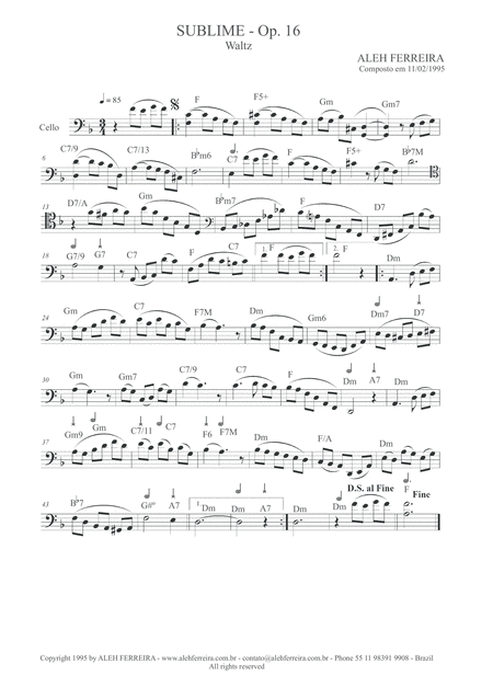 Free Sheet Music Sublime Op 16