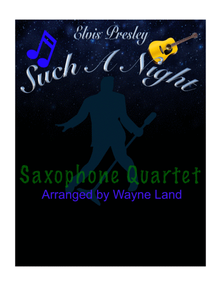 Such A Night Saxophone Quartet Sheet Music