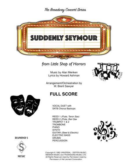 Suddenly Seymour Full Score Sheet Music