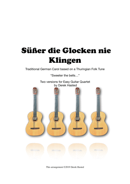 Suesser Ser Die Glocken Nie Klingen 4 Guitars Sheet Music