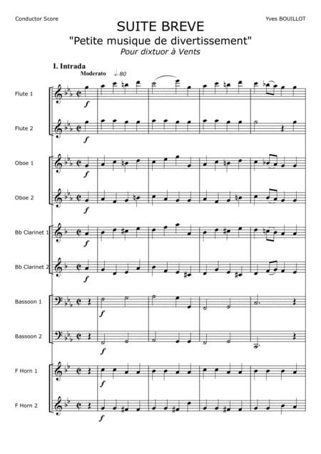 Suite Brve Score Only Sheet Music