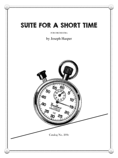 Suite For A Short Time Chamber Orchestra Sheet Music