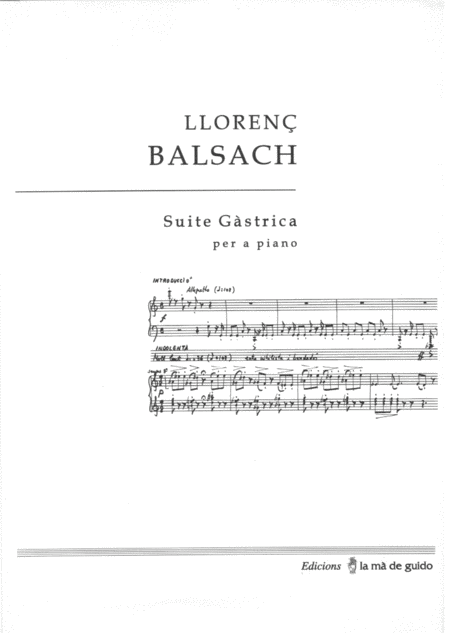 Suite Gstrica Sheet Music