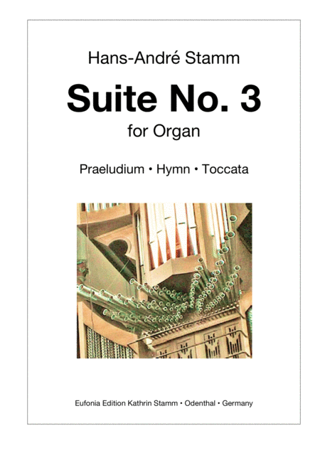 Suite No 3 For Organ Sheet Music