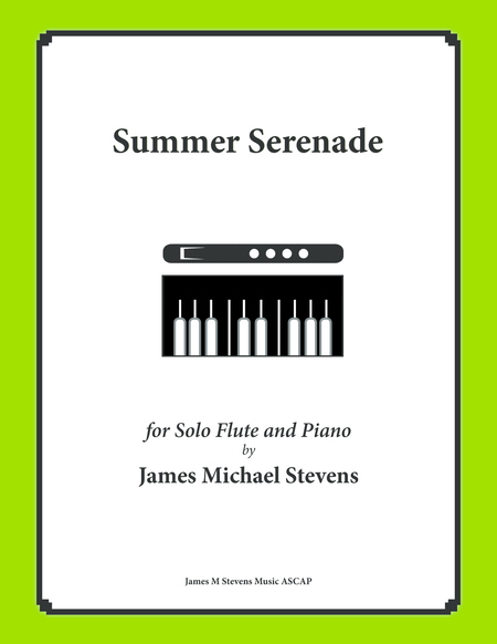 Free Sheet Music Summer Serenade Solo Flute Piano