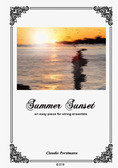 Free Sheet Music Summer Sunset For String Orchestra