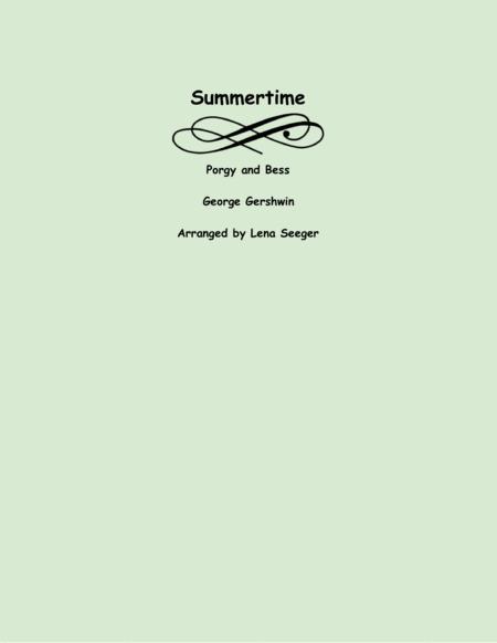 Summertime Three Violins And Cello Sheet Music