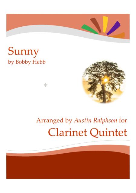 Free Sheet Music Sunny Clarinet Quintet