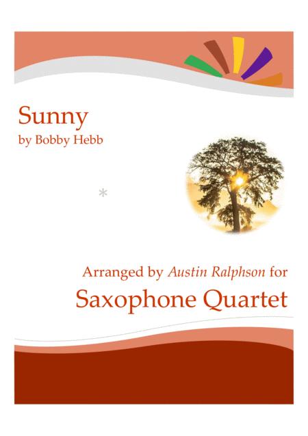 Free Sheet Music Sunny Sax Quartet