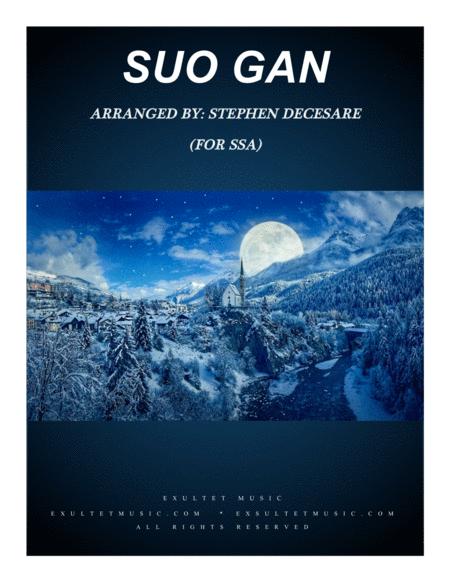 Free Sheet Music Suo Gan For Ssa