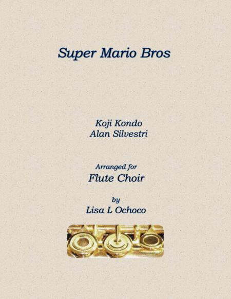 Super Mario Bros For Flute Choir Sheet Music