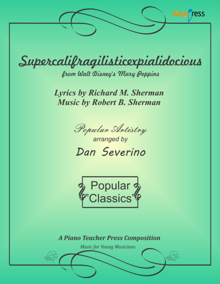 Free Sheet Music Supercalifragilisticexpialidocious