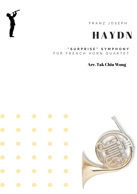 Surprise Symphony For French Horn Quartet Sheet Music